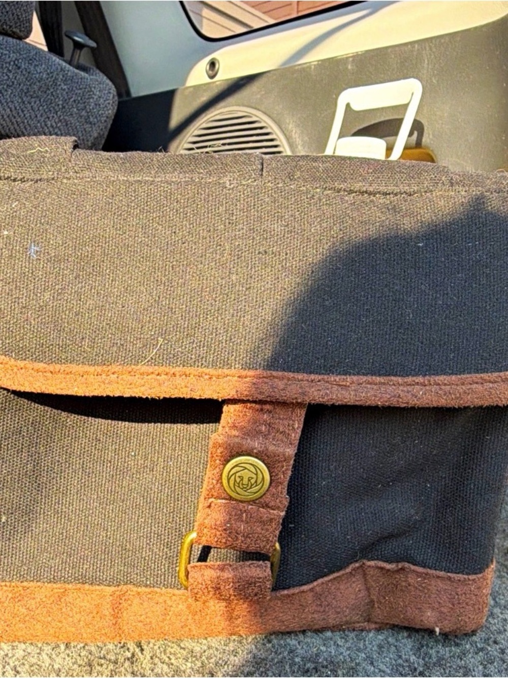 Legacy Picnic Time Waxed Canvas Beer Caddy 6-Pack Cooler Tote Bag with Opener